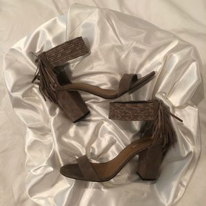 Bcbgeneration fringe heels size 8
